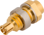 SMPM Female Bulkhead Connector for .047 Cable, 3221-40011