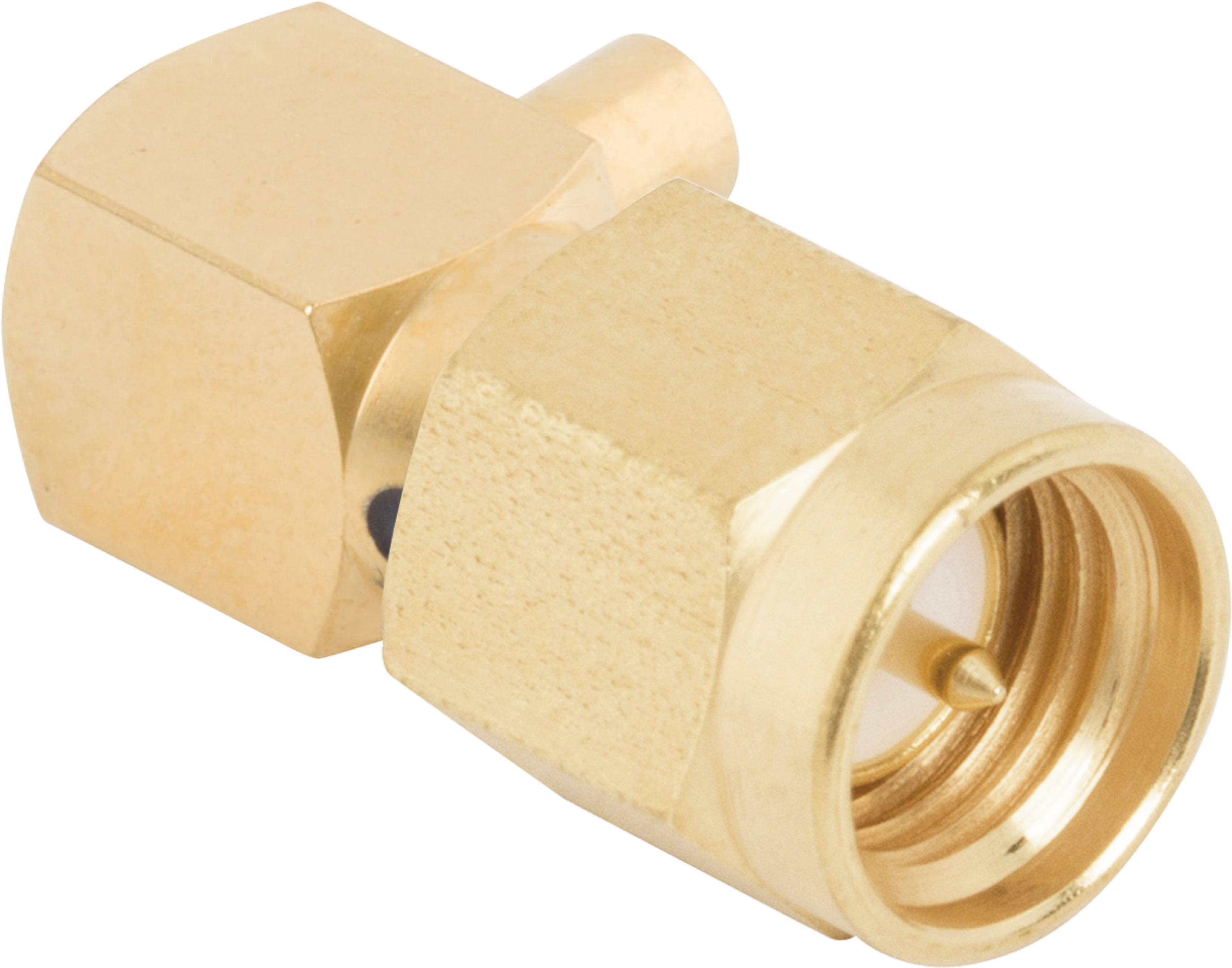 SMA Male Connector, R/A for .141 Cable, 2912-6001