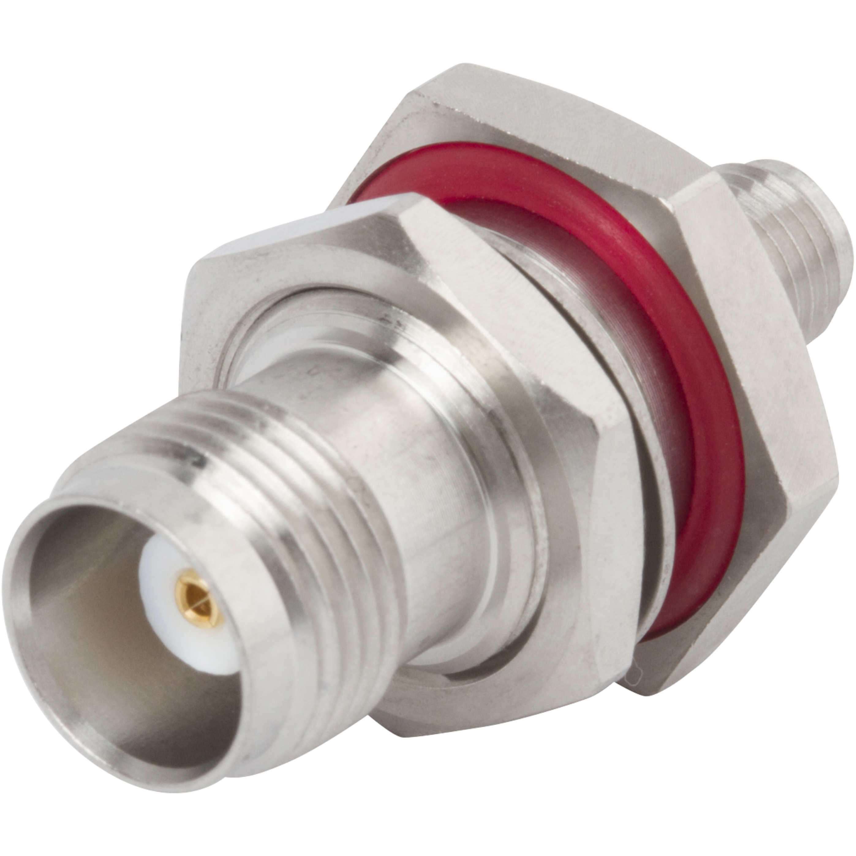 SMA Female to PTNC Female Bulkhead Adapter, SF1134-6007