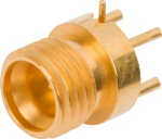 Threaded SMPM Male PCB Thru-Hole Connector, SB, 3211-60298