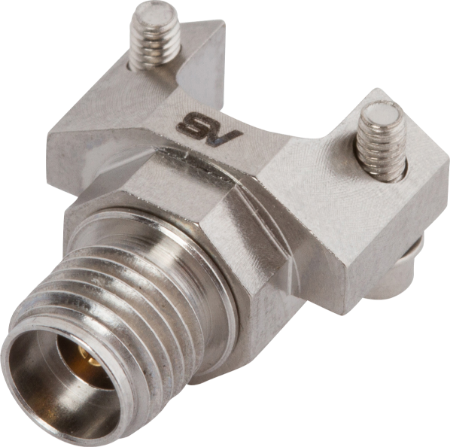 2.92mm Female Solderless PCB Edge Launch Connector, 2 Hole, SF1521-60107