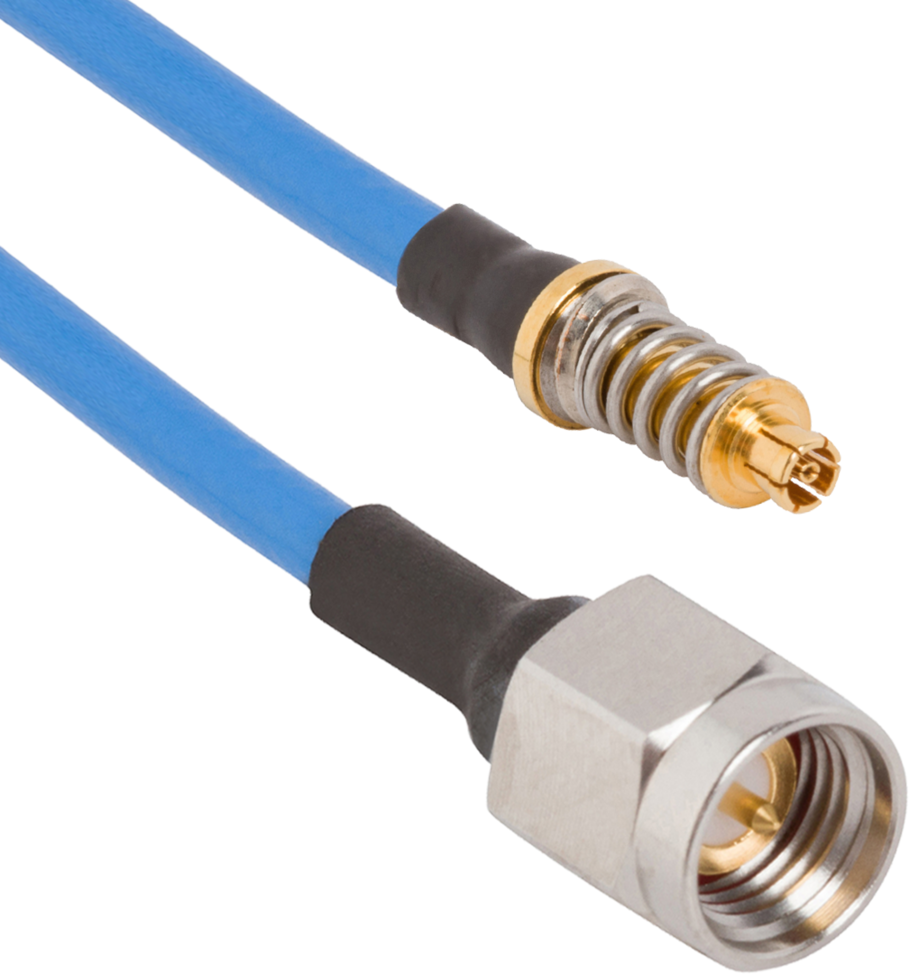 SMPM Female VITA 67.1/67.2  to SMA Male 6" Cable Assembly for .085 Cable, 7032-6729-060