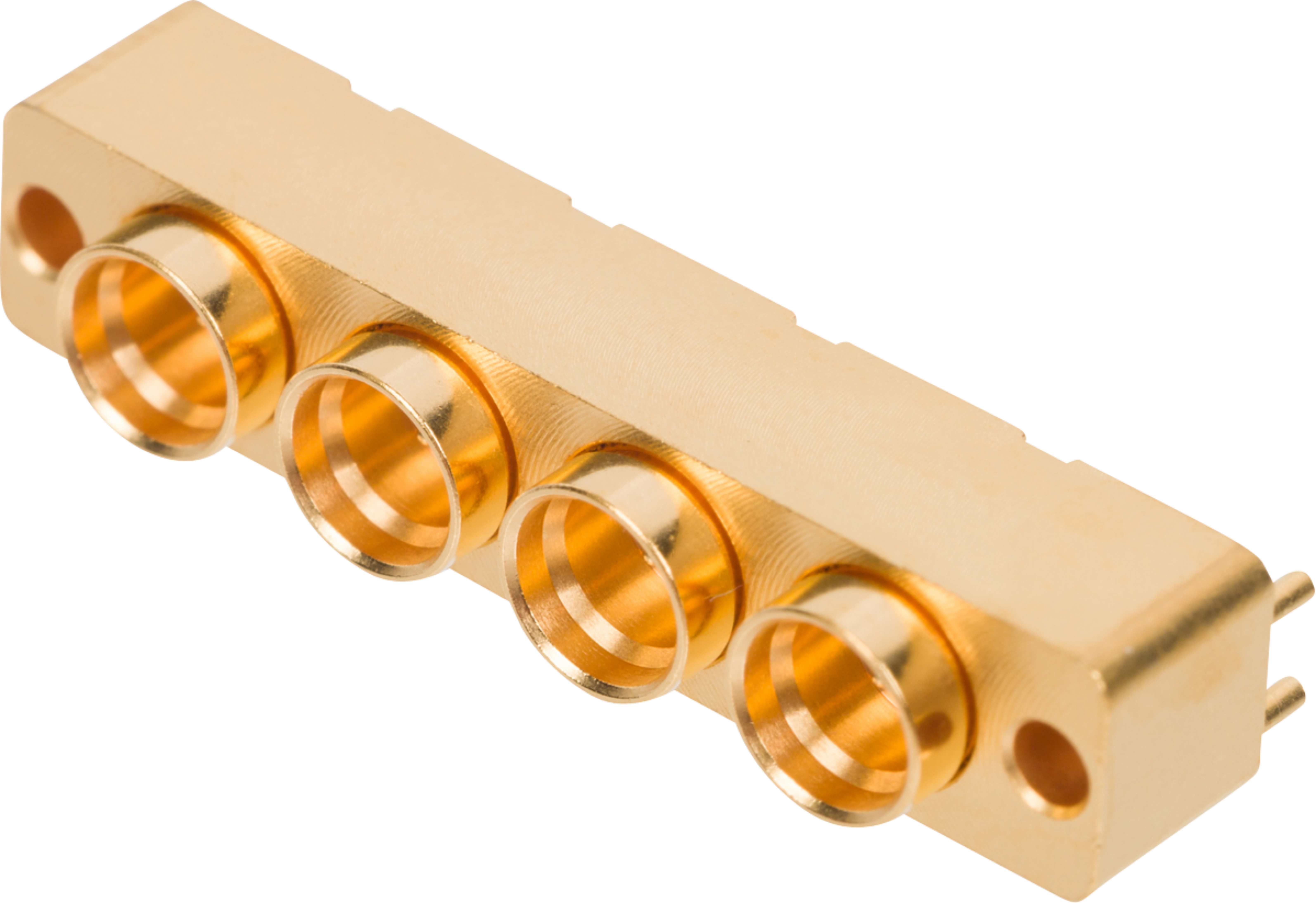 SMP Male PCB Surface Mount Connector, 4 Port, SB, 9311-00036