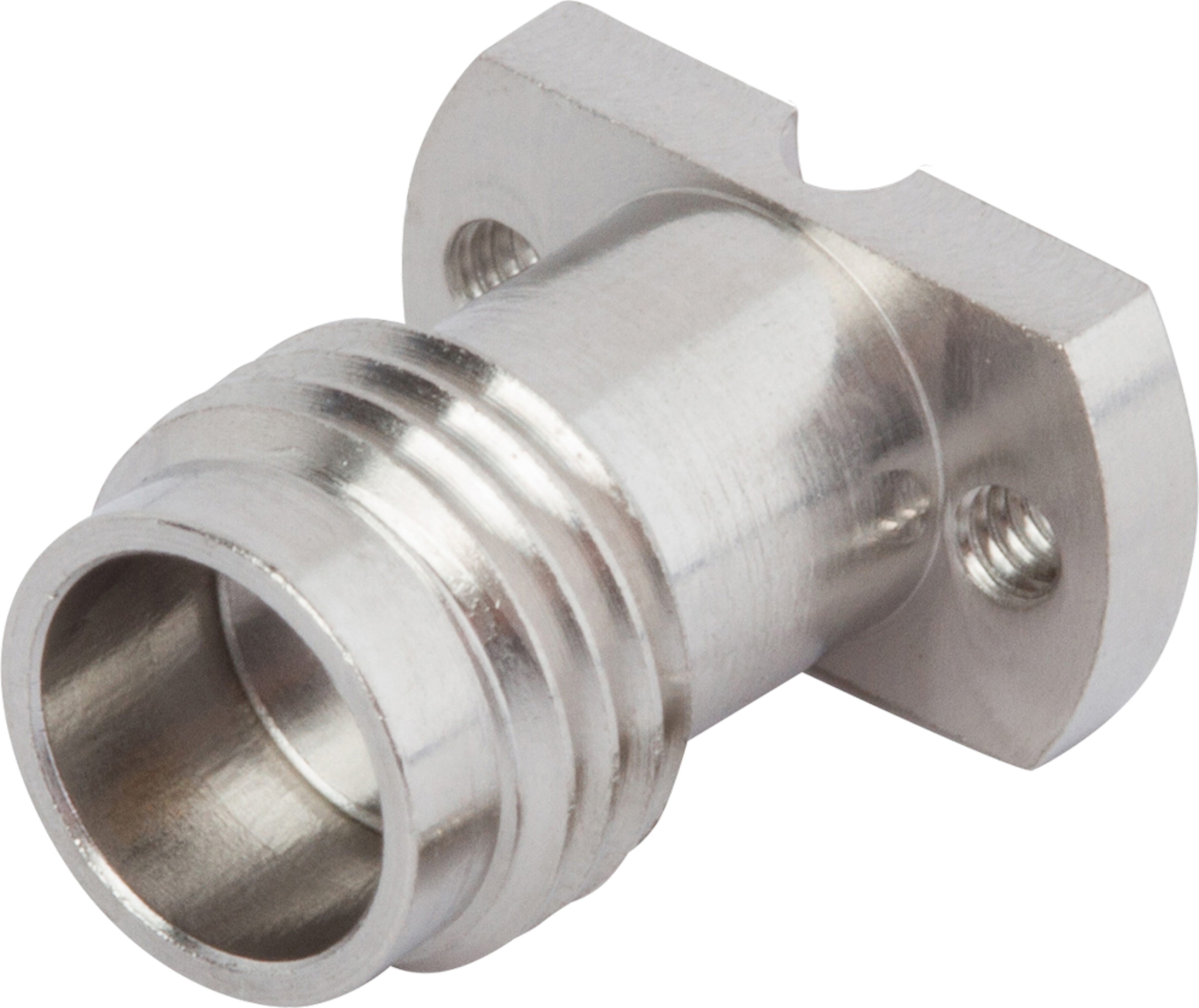 1.85mm Female Solderless PCB Compression Mount Connector, 2 Hole (CPW / Microstrip), SF3321-60024