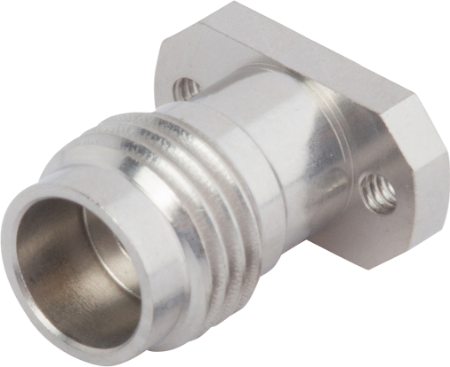 2.4mm Female Solderless PCB Compression Mount Connector, 2 Hole (Stripline), SF1621-60029