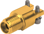 2.92mm Female PCB Edge Launch Connector, 2 Hole, Torque Resistant, 1521-60235