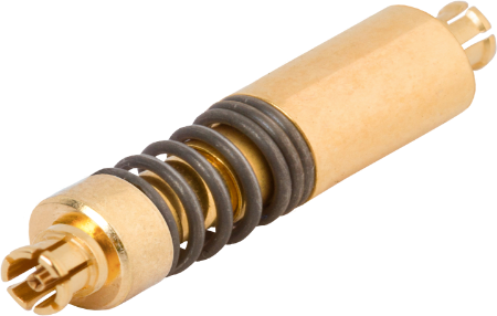 SMPS Female to Female Bullet, Spring Loaded (OAL 0.550"), 1138-4074