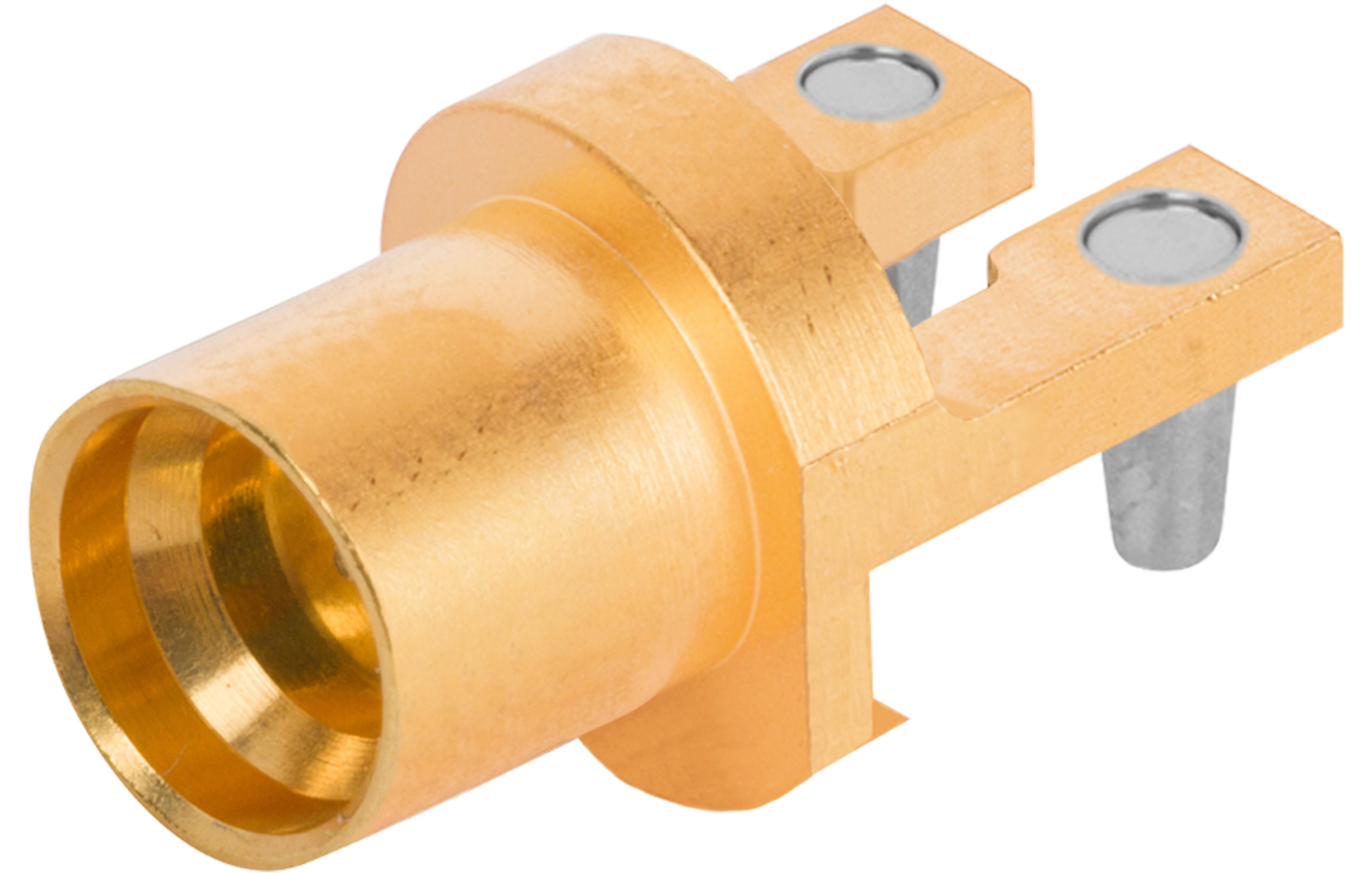 SMPM Male PCB Edge-Lock Connector, 2 Leg, SB, .062" PCB Thickness, 3211-60479