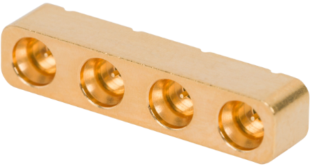 SMPM Male PCB Surface Mount, 4 Port (Glass Seal), FD, 9311-20023